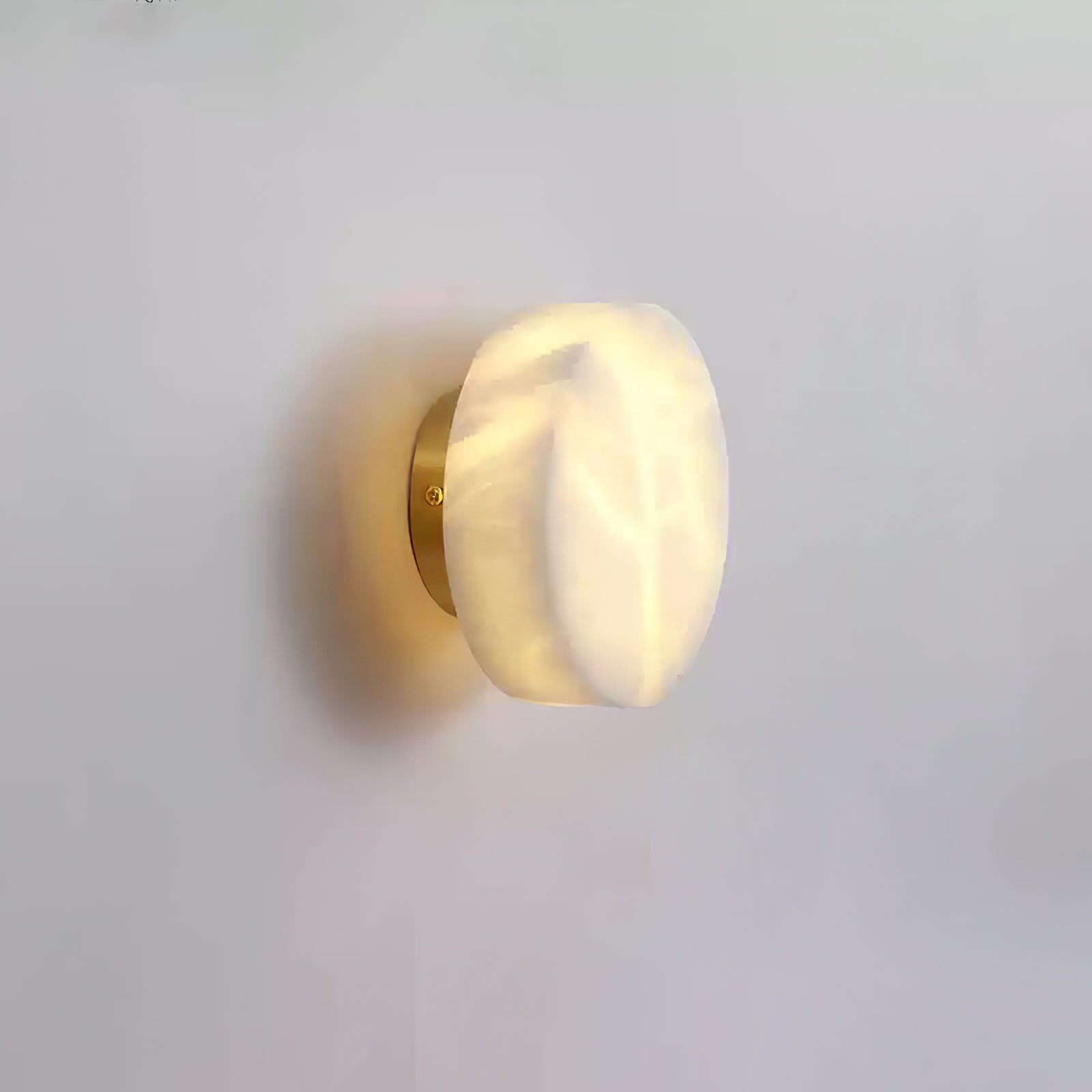 Cylindrical Alabaster Wall Light