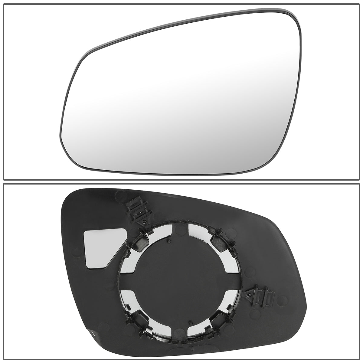 DNA Motoring OEM-MG-0250 For 2016 to 2019 Chevy Spark Factory Style Driver / Left Door Mirror Glass Lens 17 18