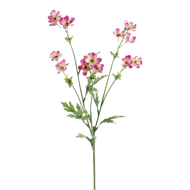 Pink Baby Cosmos Artificial Decorative Floral Spray