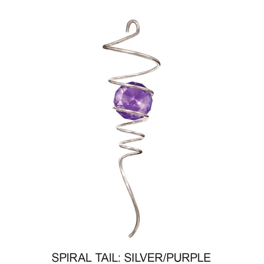 Spinfinity  Spiral Tail-Silver/Purple