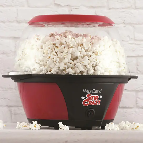 West Bend 6 Qt Stir Crazy Popcorn Machine