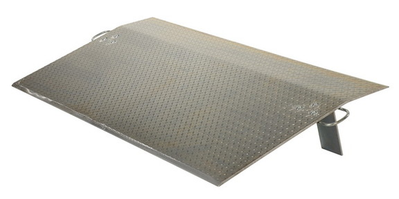 Vestil EH 7236 aluminum econo dockplate 1/2 7.8k 7...