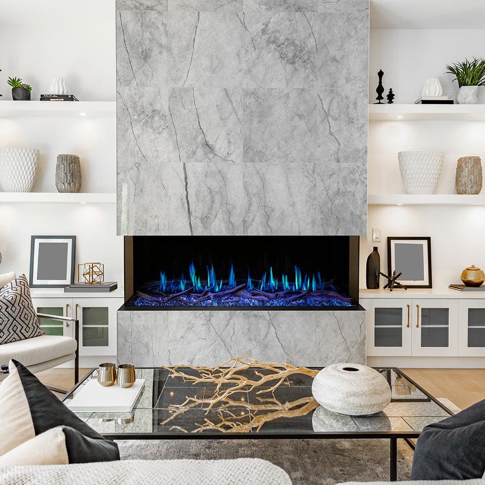 Modern Flames Orion 76-in Multi Heliovision Linear Electric Fireplace