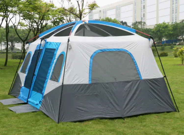 outdoor tent two livingroom rain protection sunscreen 8 people large family camping tent