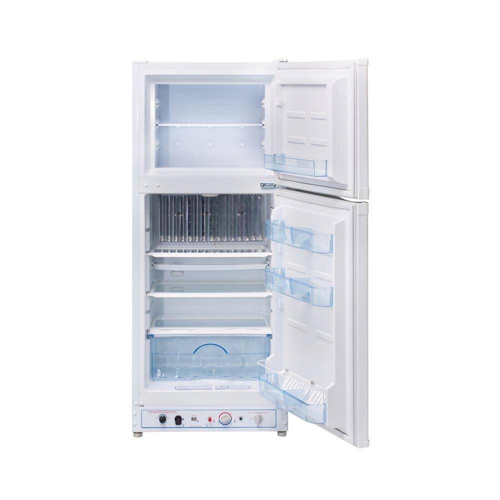 Unique Appliances Off-Grid 23.8 in. 6 cu. ft. Propane Top Freezer Refrigerator in White UGP-6C SM W