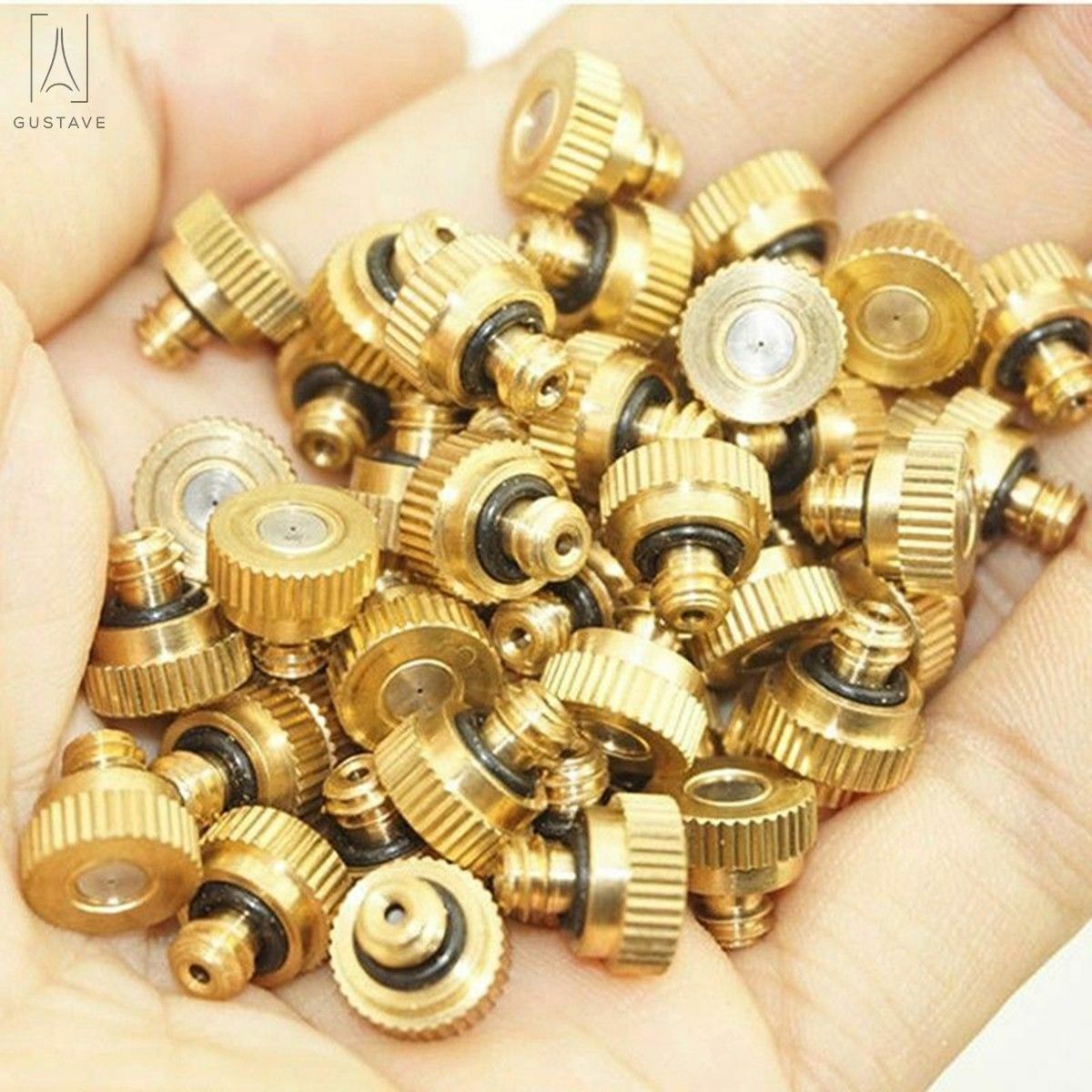 Gustavedesign 10/20/30Pcs Brass Misting Nozzles 0.012