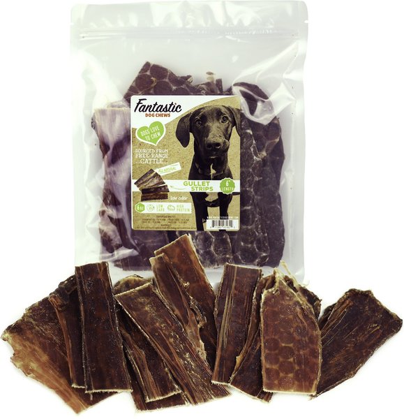 Fantastic Dog Chews Beef Gullet Strips Dog Chews