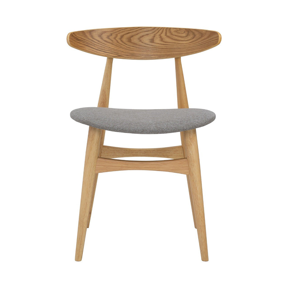 Tricia Dining Chair - Oak & Grey