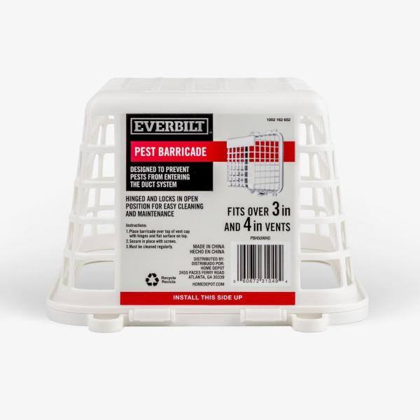 Everbilt Pest Barricade For Vent Caps PBH50WHD