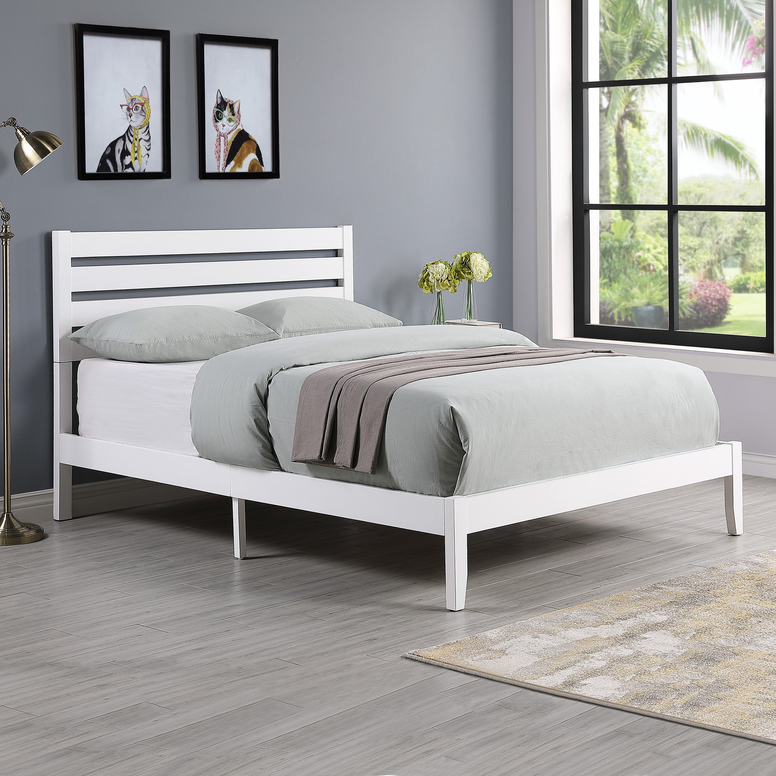 Kenley Queen Size Bed with Headboard