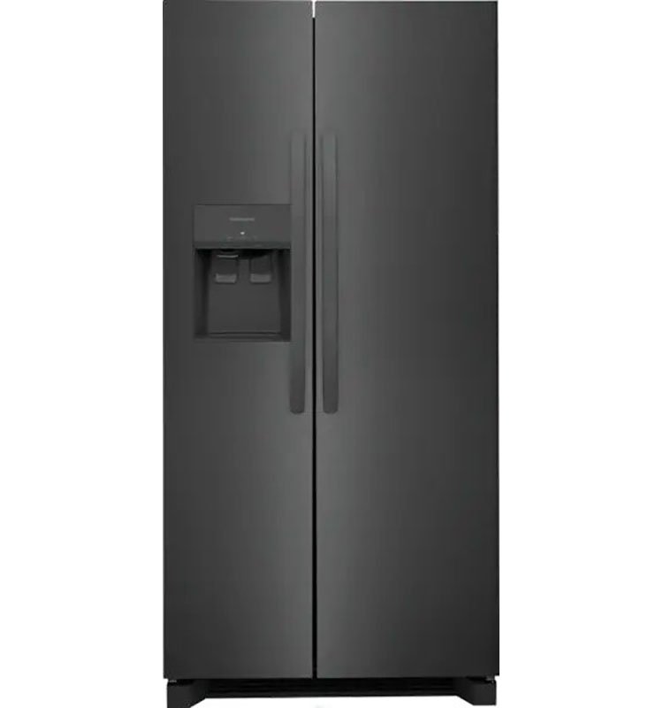 Frigidaire 22.3 Cu. Ft. Black Stainless Steel Side-By-Side Refrigerator