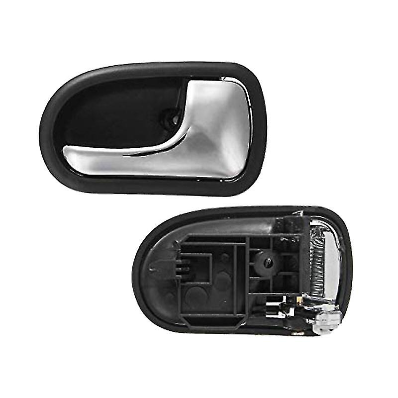 1 Pair Car Left andamp; Right Front Rear Interior Door Handle， For 323 1995 1996 1997 1998 1999 2000 2001