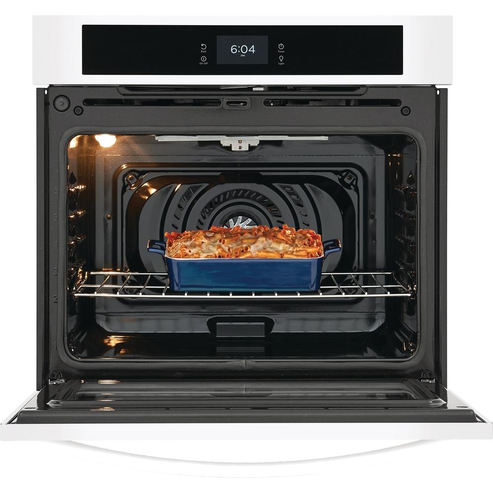 Frigidaire 30-inch, 5.3 cu.ft. Built-in Single Wall Oven with Convection Technology FCWS3027AW