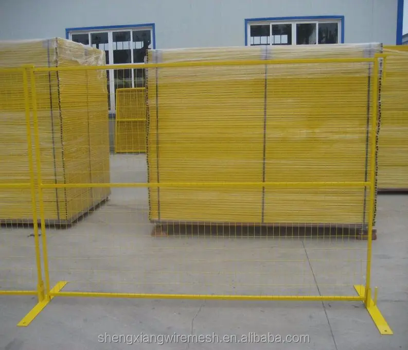 Sustainable Easily Assembled 6ftx10ft Hight Quality Canada Construction Site Fencing