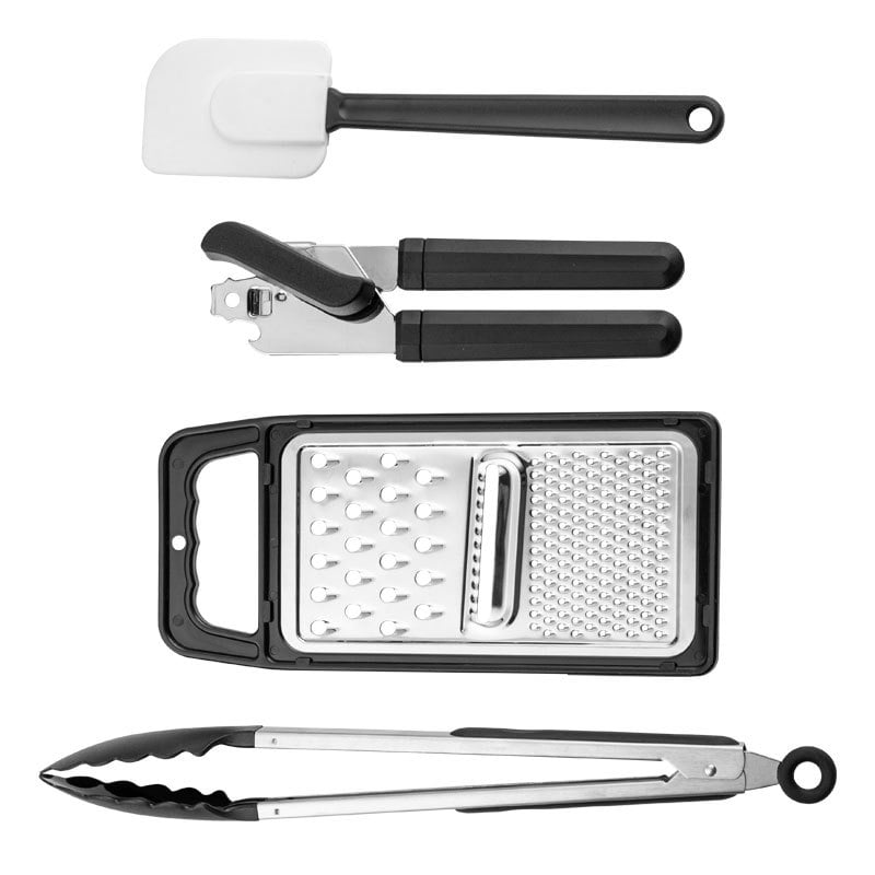 Silicone Kitchen Utensils Set, 23 Pieces Silicone Cooking & Baking Tool Sets Non-toxic Hygienic Safety Heat Resistant with Tongs, Whisk, Brush, Ladle, Spatula, Slotted Spoon, Spoonula (Black)