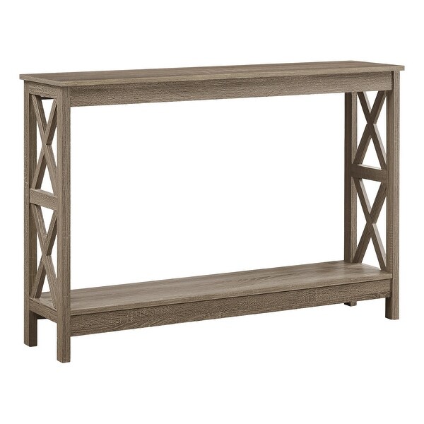 Accent Table 48 inch Dark Taupe Hall Console