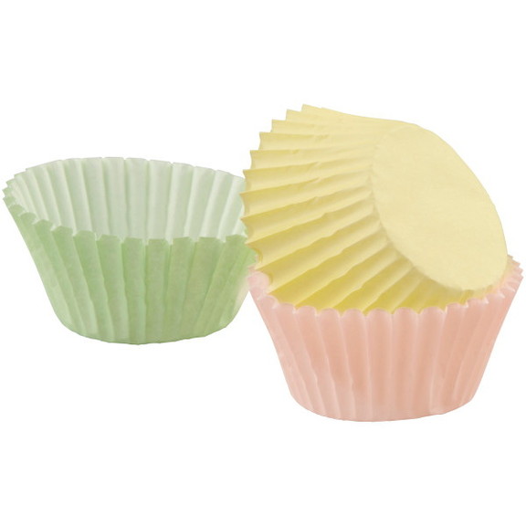 Wilton 415 2123 Pastel Mini Cupcake Liners  100 Co...