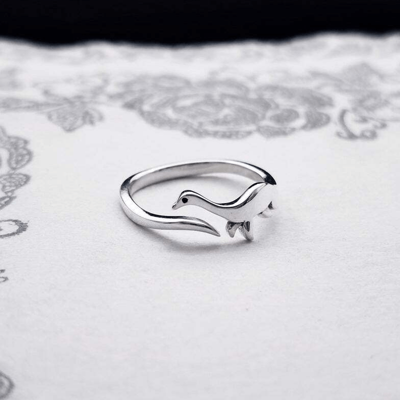 Adjustable Cute Dinosaur Ring