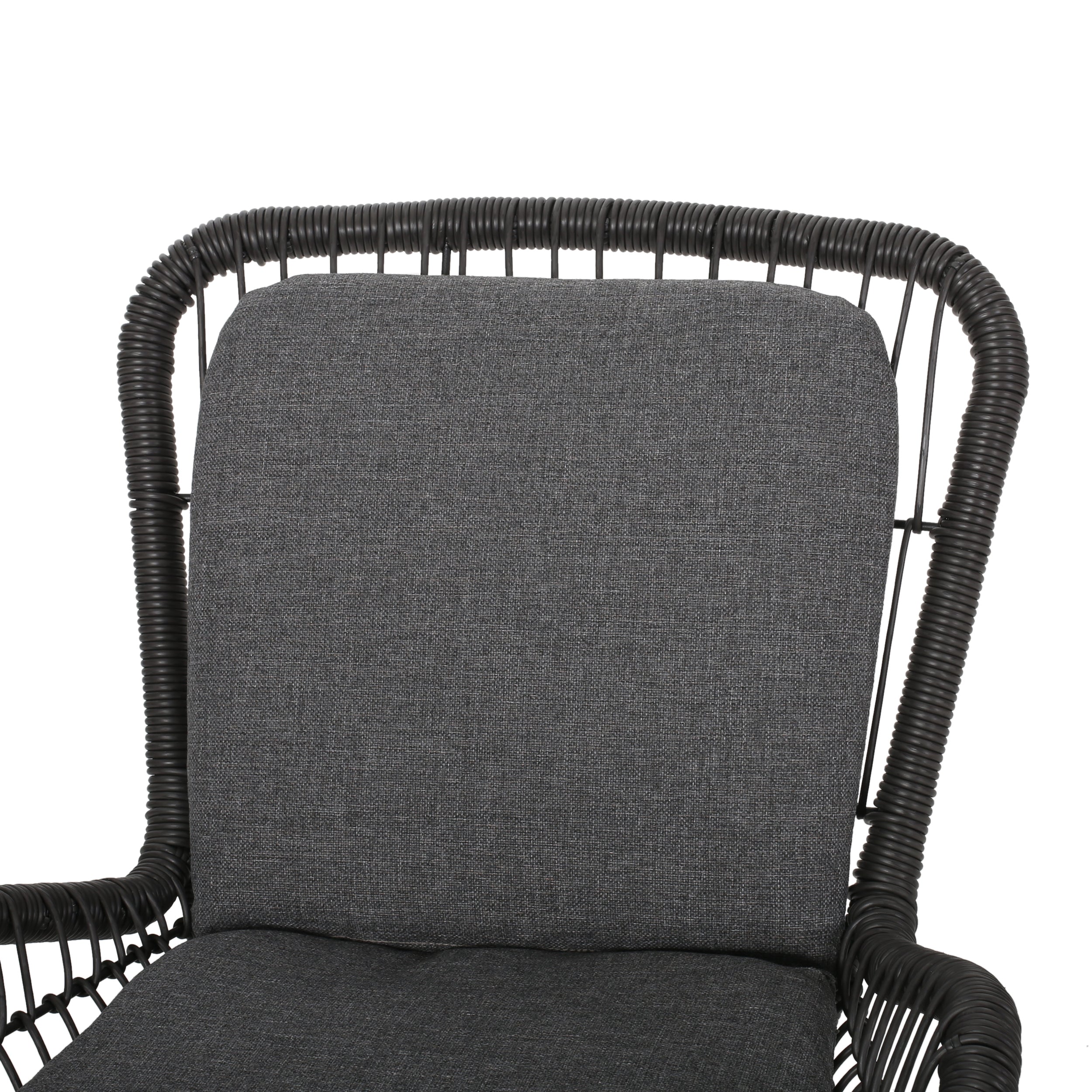 Averyrose Outdoor Wicker Chat Set with Cushions