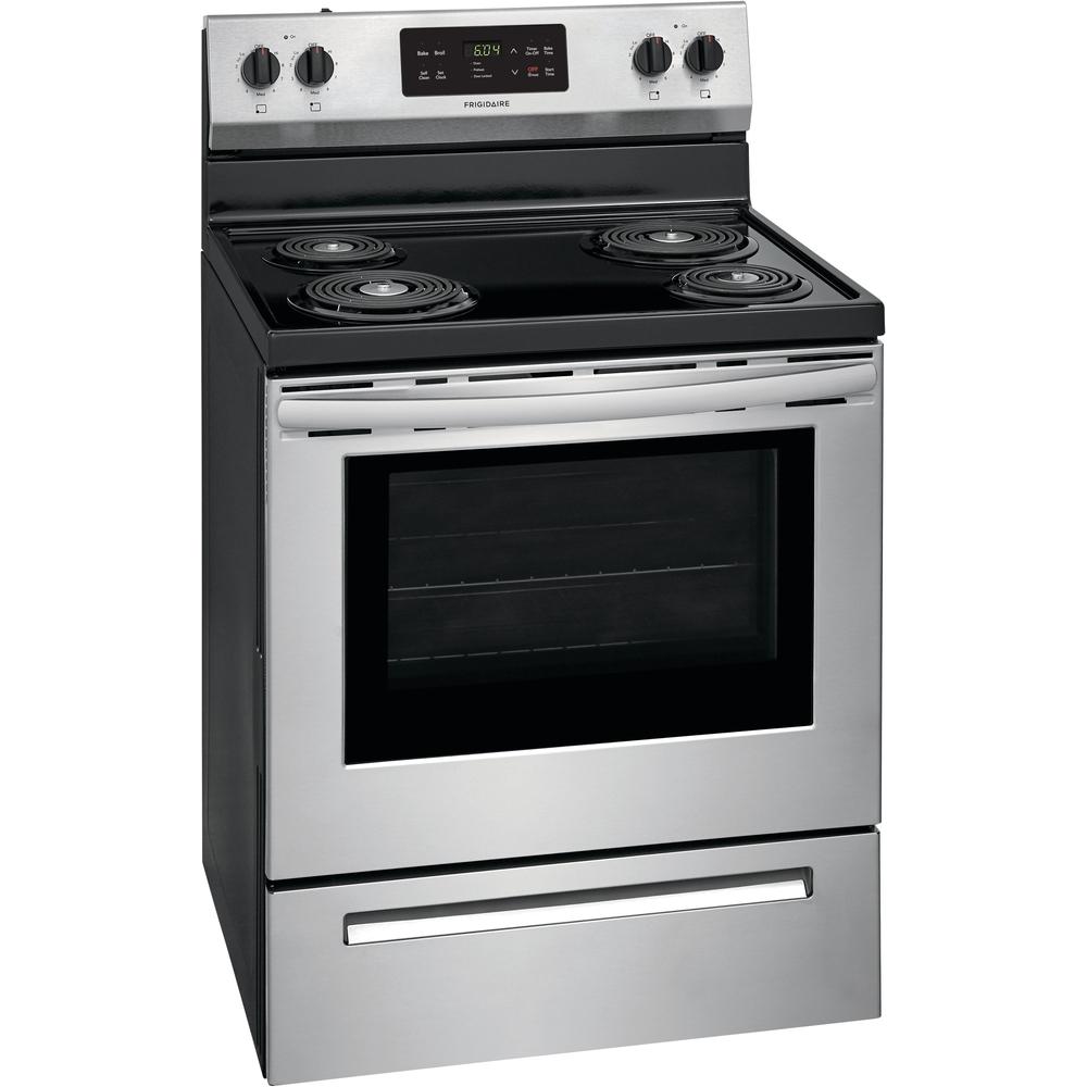 Frigidaire 30-inch Freestanding Electric Range with Self-Clean Oven CFEF3016VS