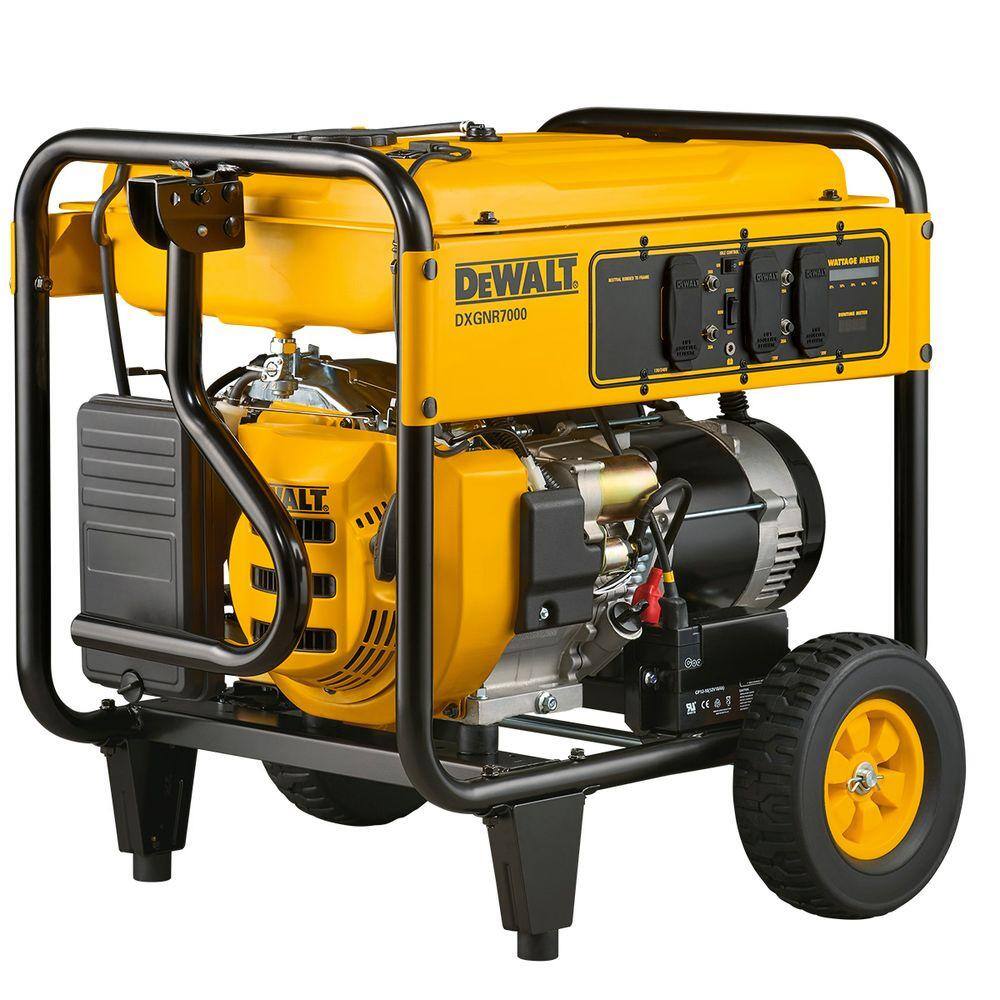 DW 7000-Watt Electric Start Gasoline Powered Portable Generator 50-STCARB DXGNR7000