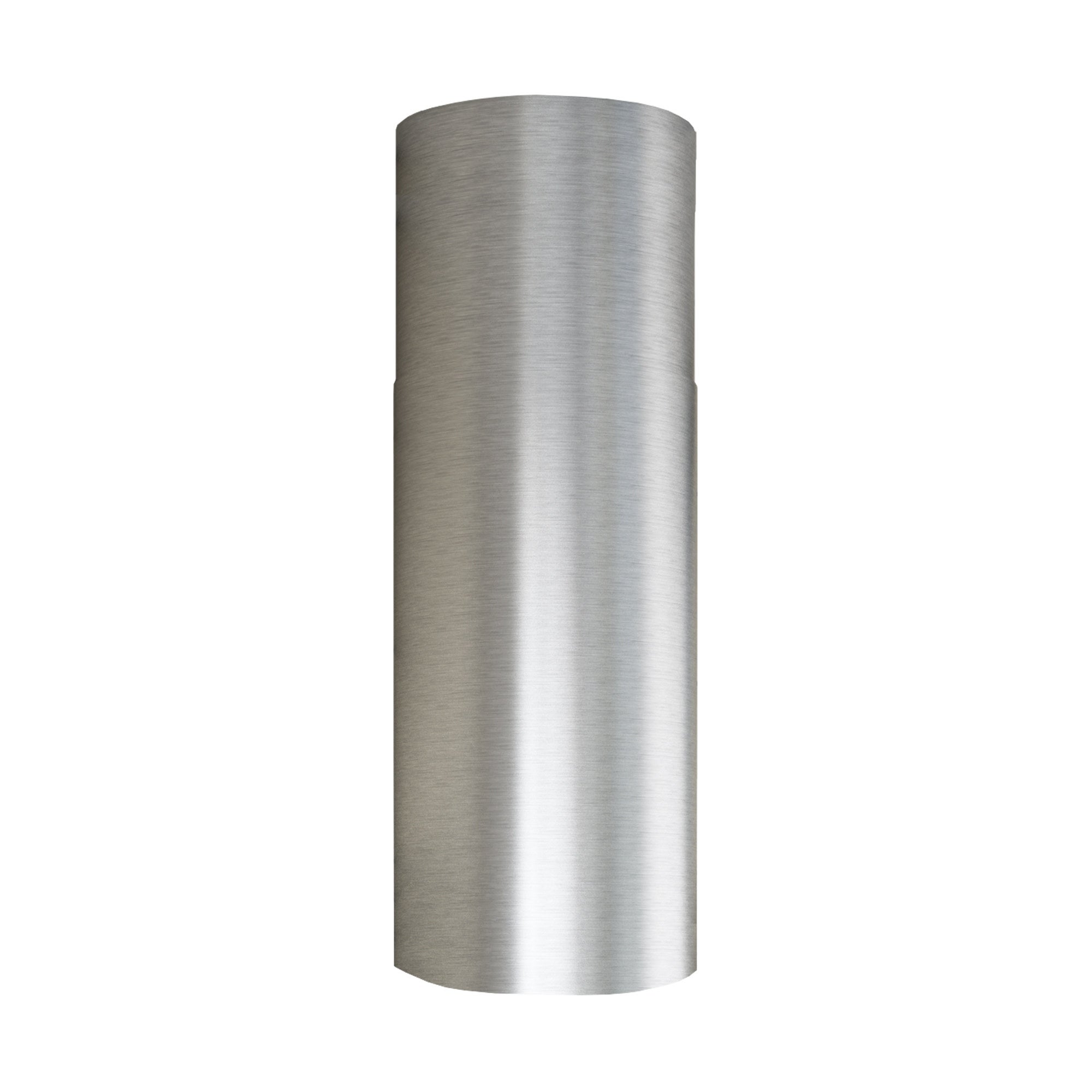 Zephyr Duct Cover Extension for up to 12 ft Ceilings for use with - Stainless Steel