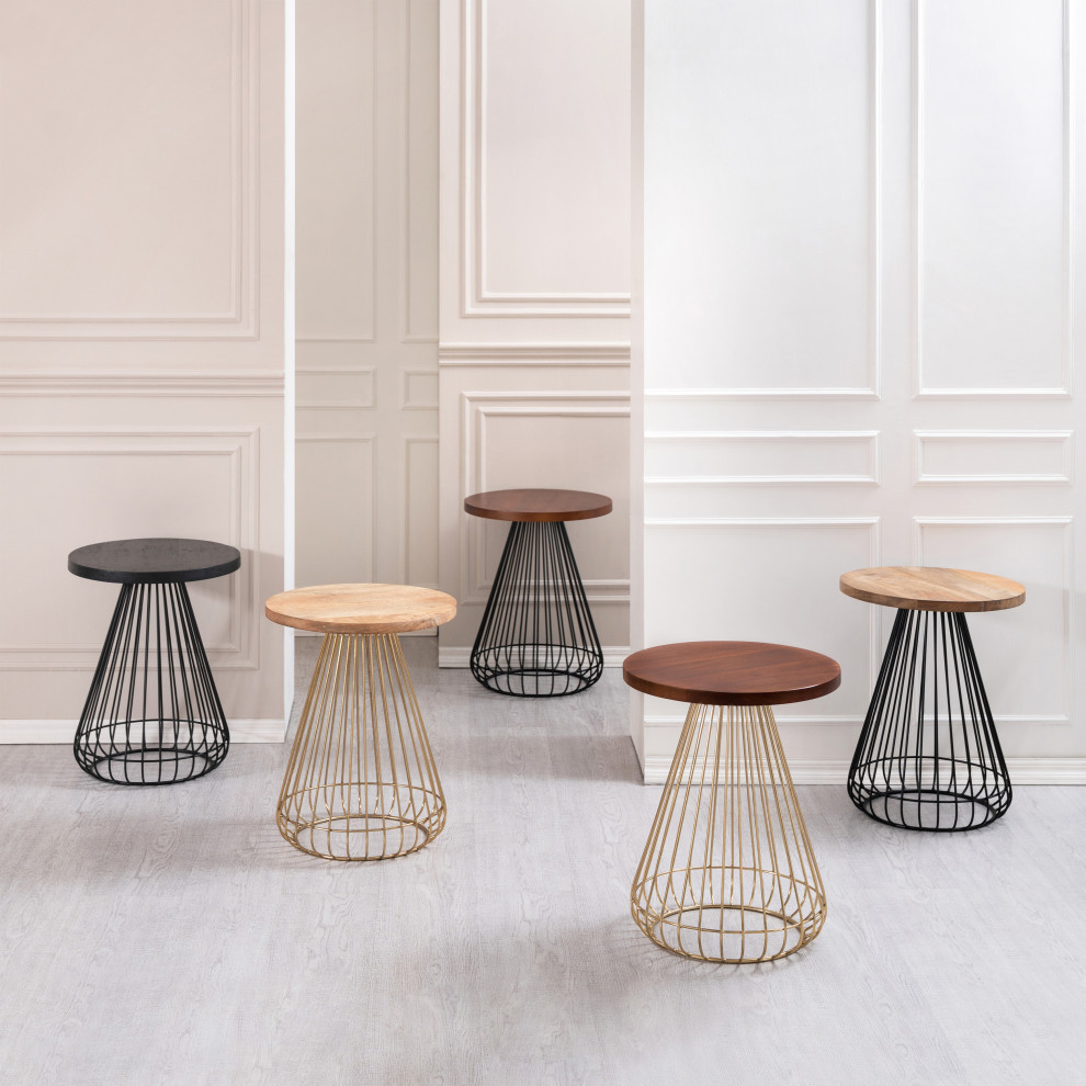 Melody Designer Cage Table   Contemporary   Side Tables And End Tables   by MH London  Houzz