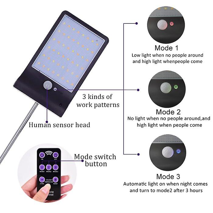 Solar Light Human Body Induction Waterproof Garden Wall Light