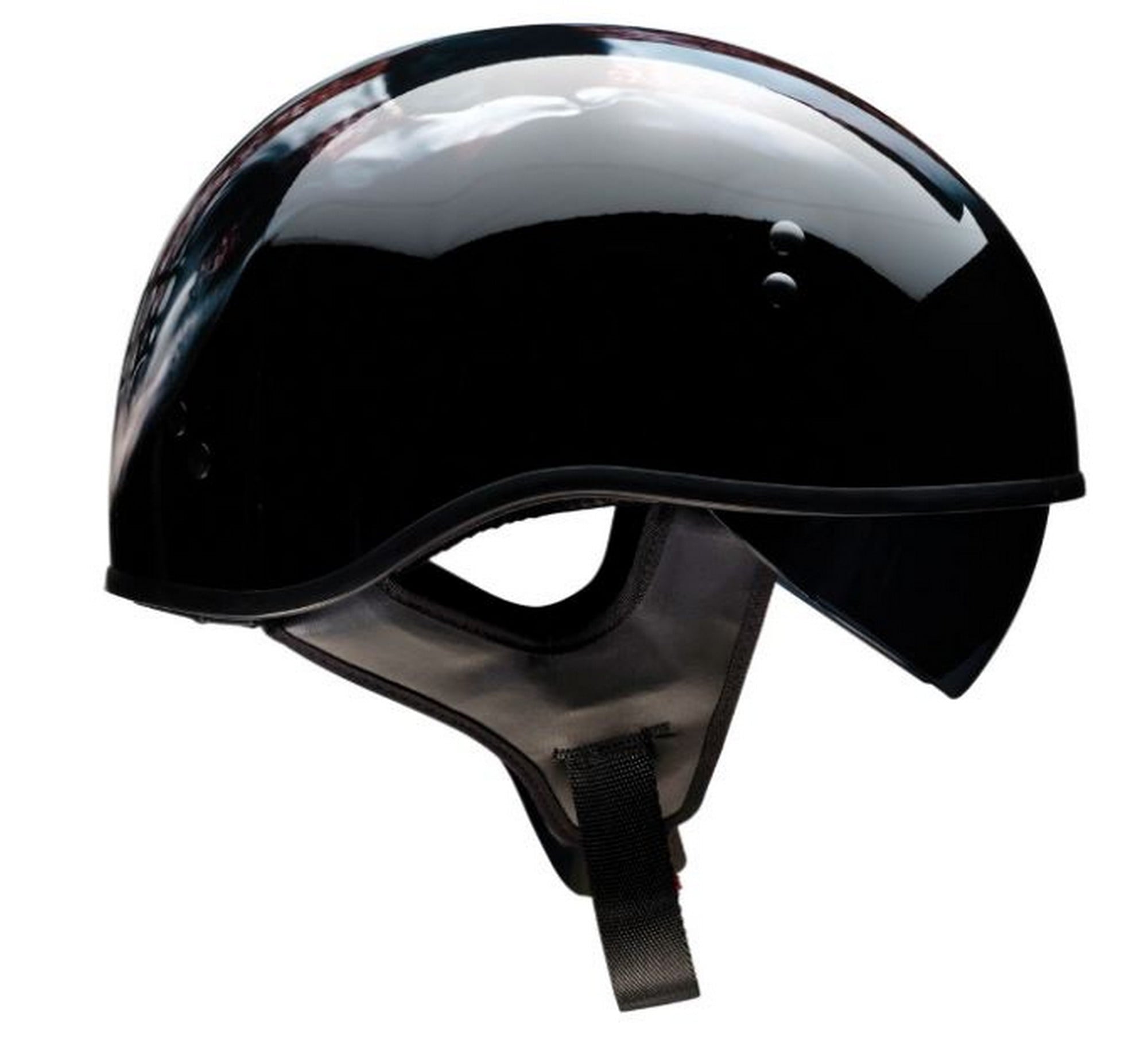 Z1R Vagrant USA Skull Motorcycle Half Helmet Black XL