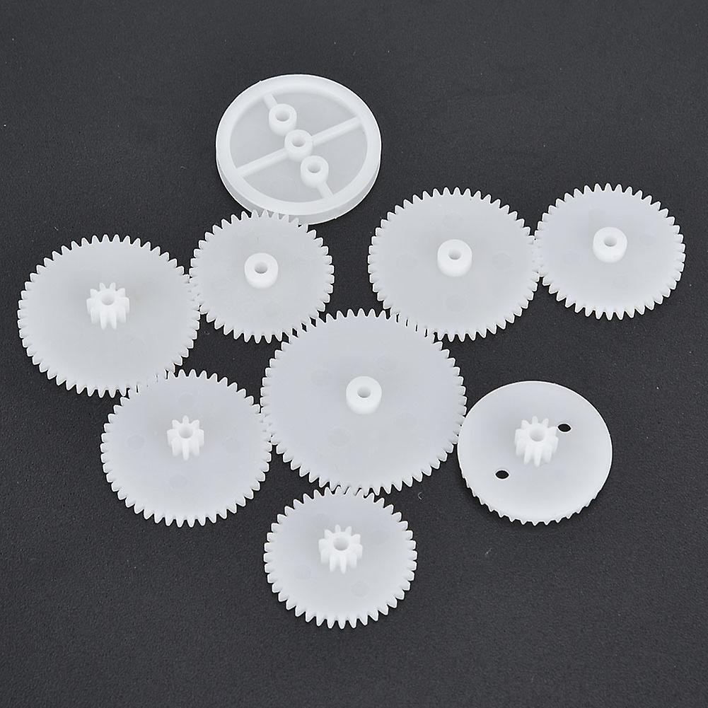 75pcs Plastic Gear Belt Pulley Worm Shaft Sleeve Set Diy Robot Gearbox Motor Toy