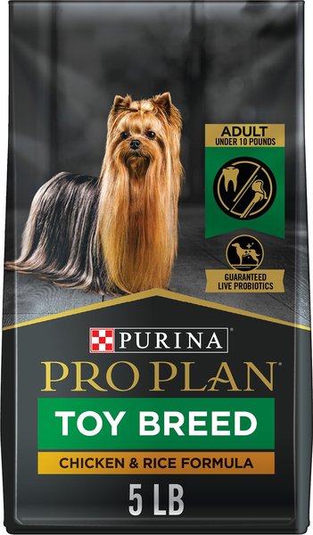 Purina Pro Plan Adult Toy Breed Chicken and Rice Formula Dry Dog Food