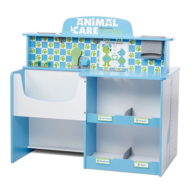 Melissa and Doug Animal Care Veterinarian and Groomer Wooden Activity Center