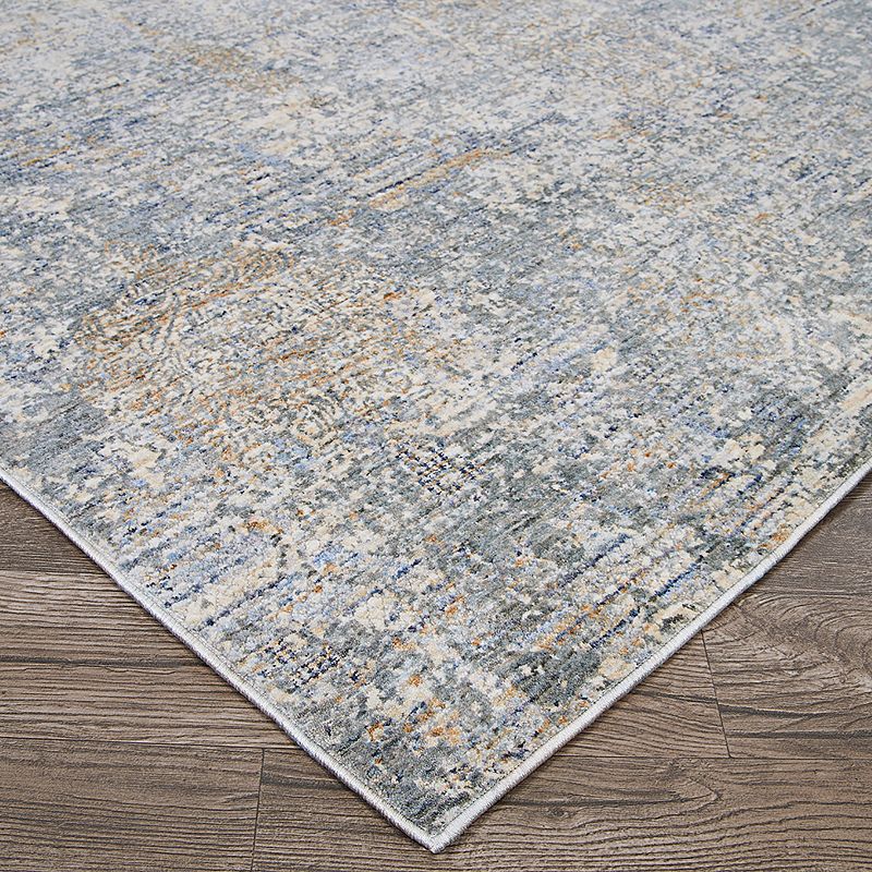 Couristan Couture Bordado Light Gray-Multicolor Area Rug