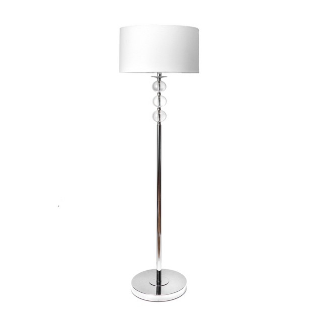 Crystal Floor Lamp Lighting Silver 62 quot H X 16 quot W X 16 quot D