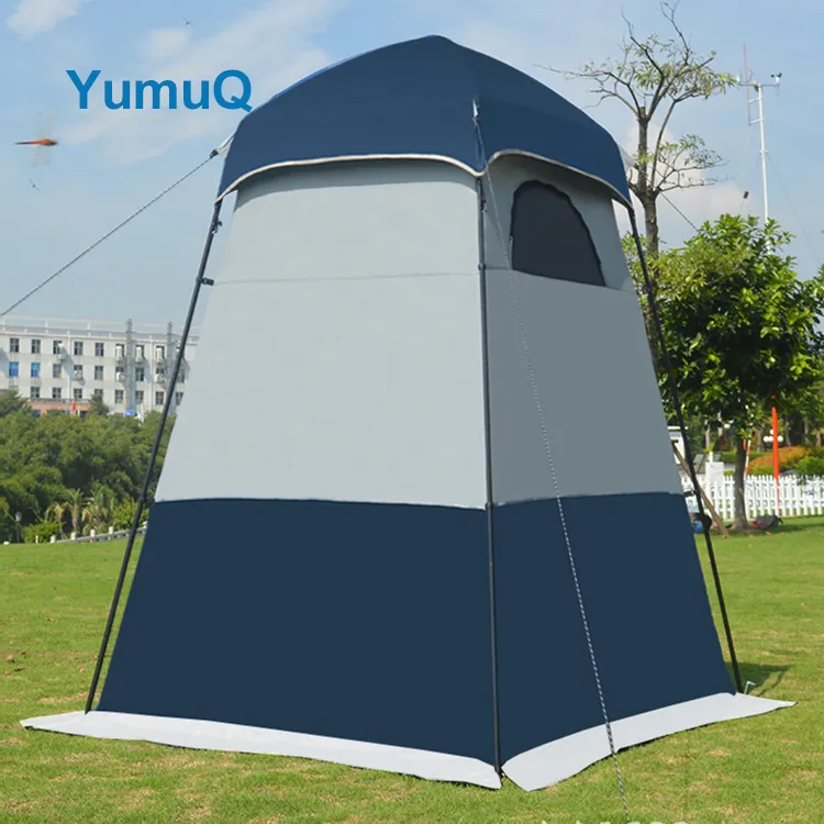 YumuQ 1 2 Person 2 Window Folding Portable Pop Up Toilet Outdoor Bath Shower Tent For Outdoor Camping