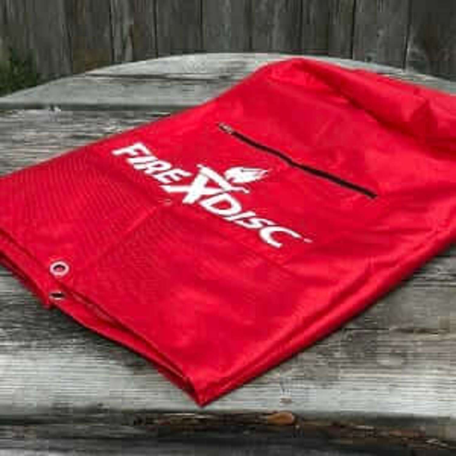 FireDisc Red Grill Cover