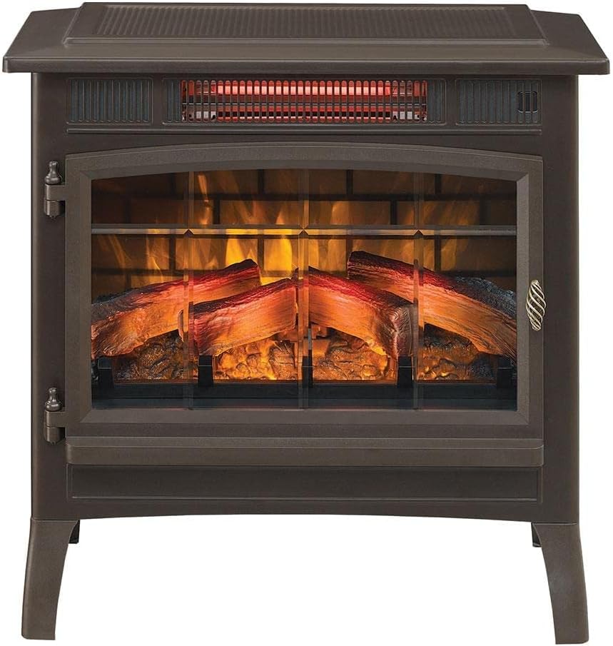 💝Last Day 70% Off✨ Electric Infrared Quartz Fireplace Stove with 3D Flame Effect