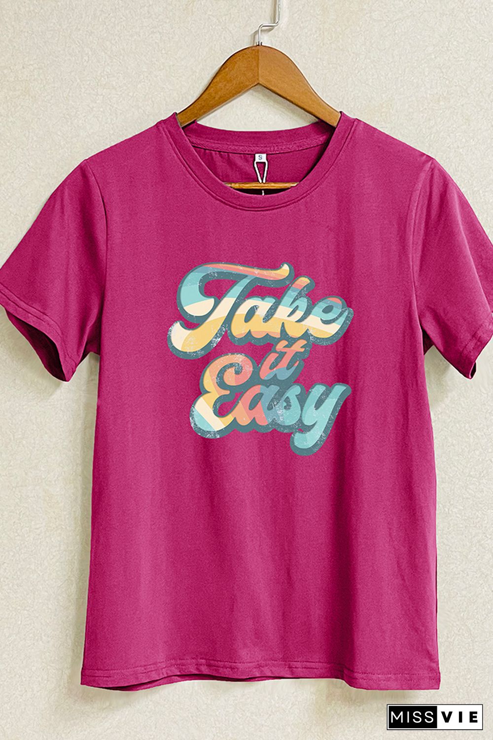 Take It Easy Graphic T-Shirt Wholesale