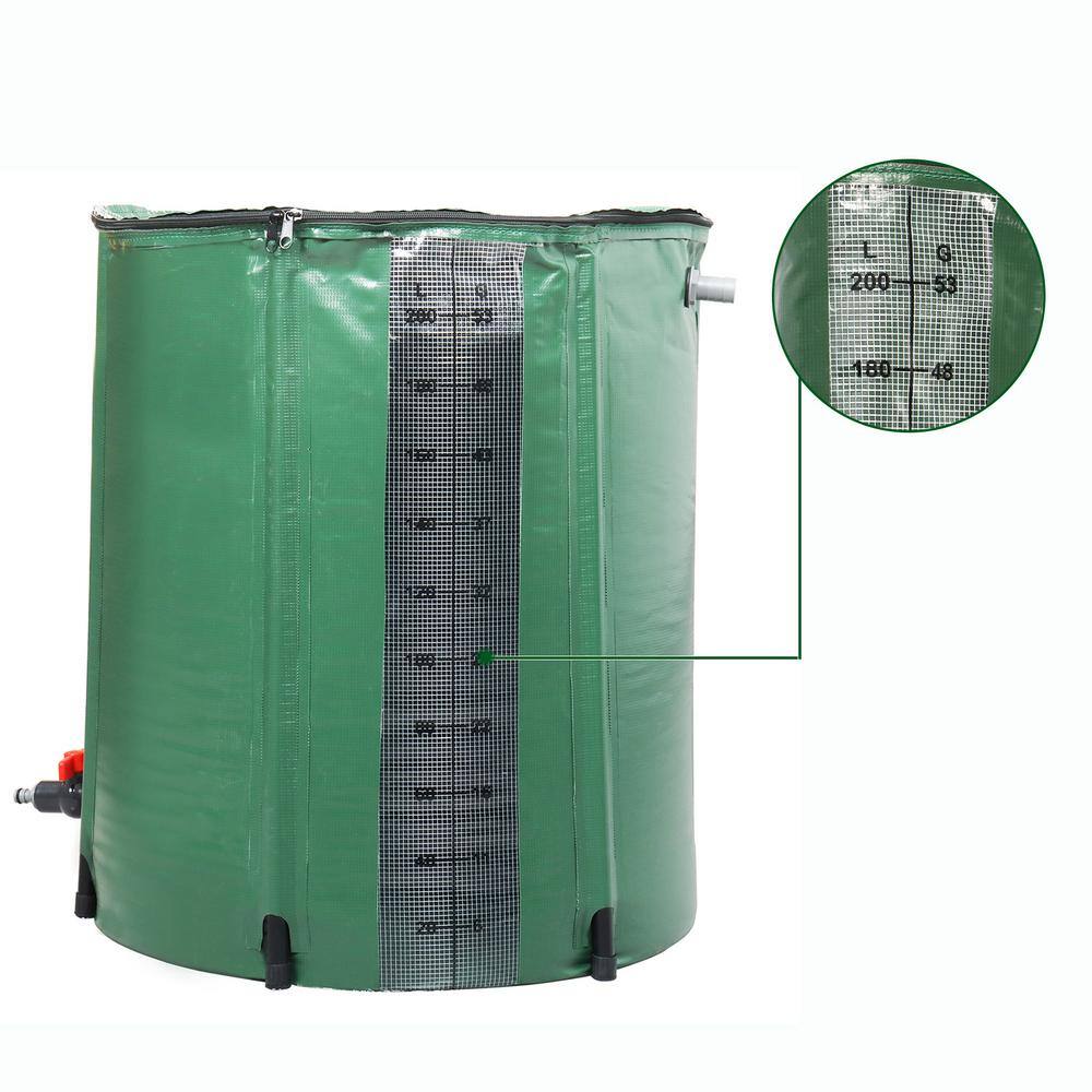 Karl home 50 Gal. Calibrated Collapsible Rain Barrel 575040071810