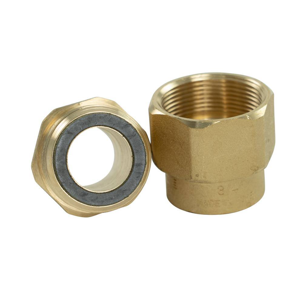 HOME-FLEX 34 in. CSST x 34 in. MIPT Brass Male Adapter 11-436-007