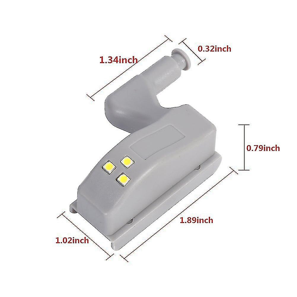 10 Universal Cabinet Hinge Led Lights， Suitable For Modern Home Lights-warm White