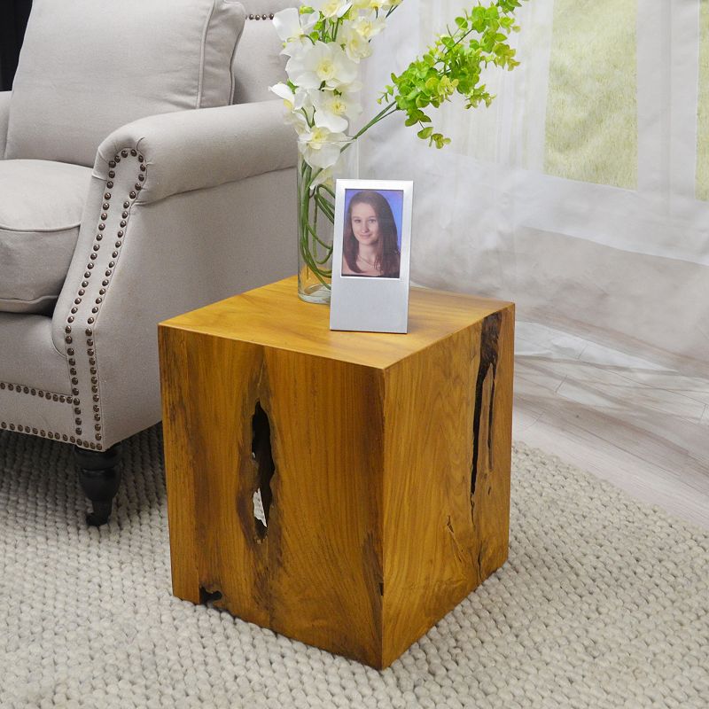 Carolina Chair and Table Vico Teak Outdoor Root Side Table