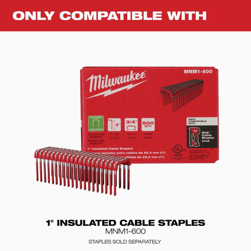 MW M12 Cordless Cable Stapler Kit