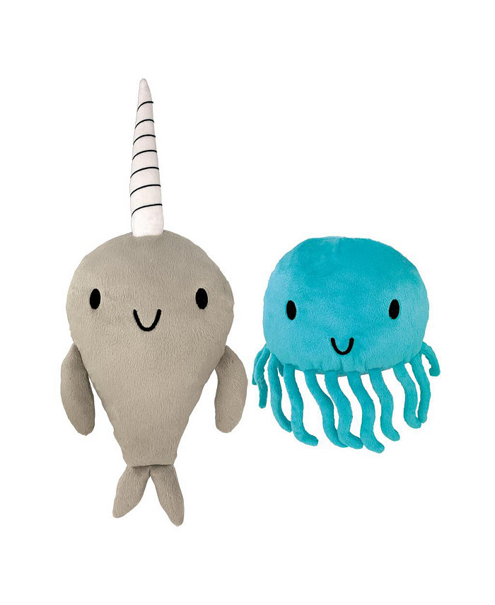 MerryMakers NARWHAL AND JELLY Plush Set