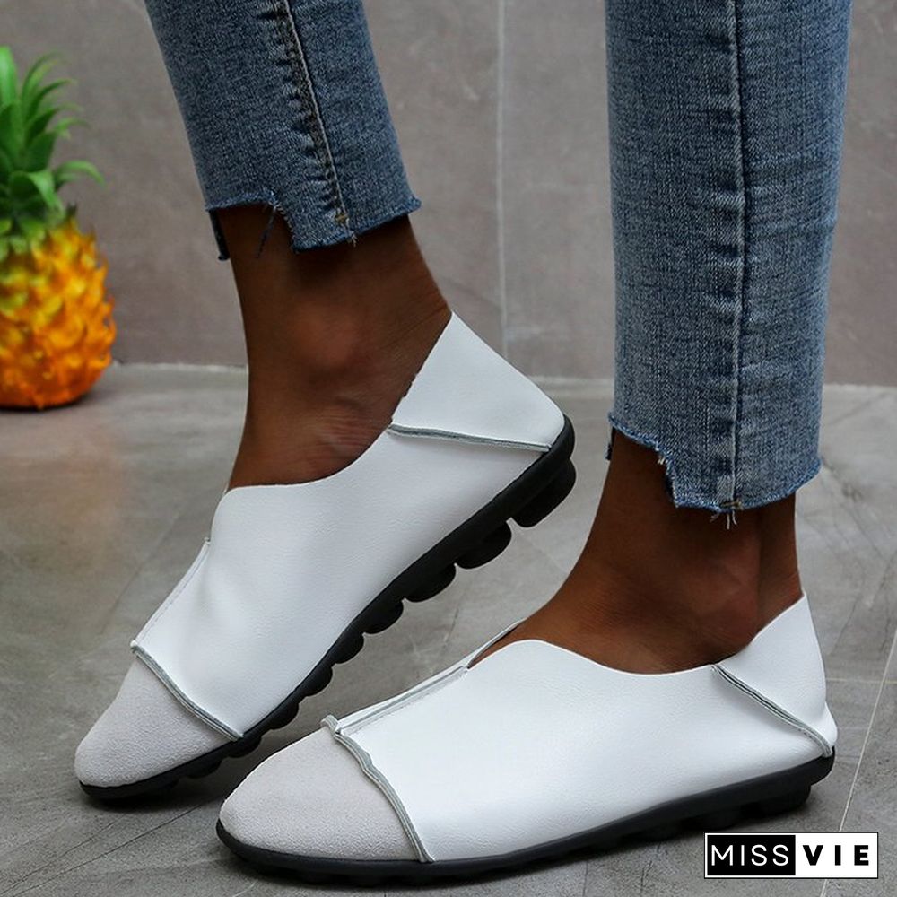 Women Leather Shoes Moccasins Mother Loafers Soft Flats Casual Female Driving Ballet Footwear Comfortable Grandma Shoes