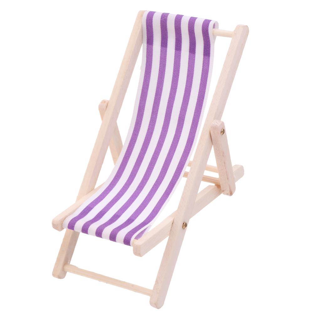 Mini Foldable Wooden Beach Chair Longue Deck Chair Beach Furniture