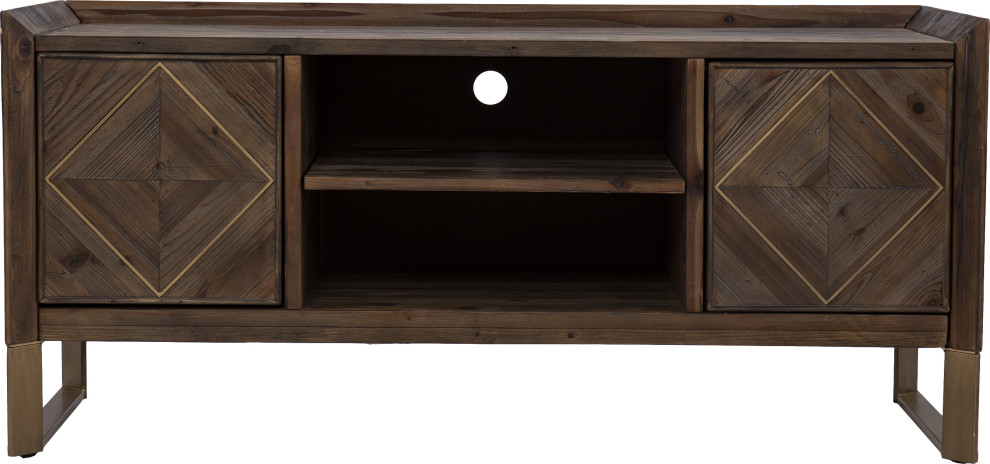 Astorland Media Console   Transitional   Entertainment Centers And Tv Stands   by HedgeApple  Houzz