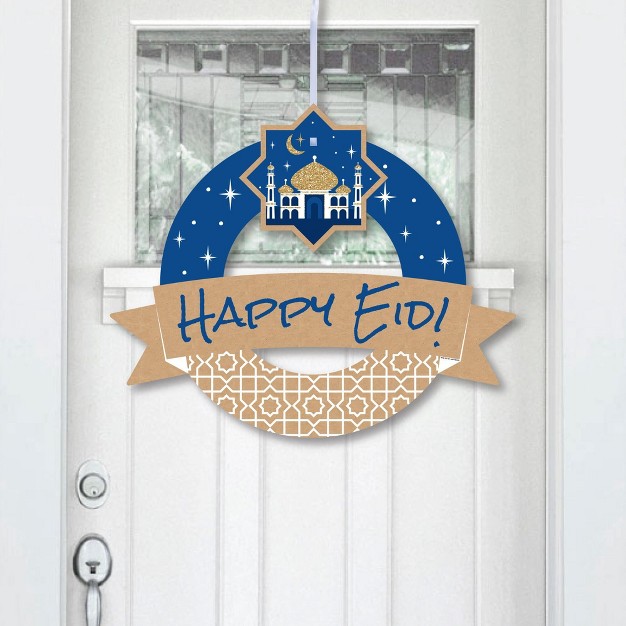 Big Dot Of Happiness Eid Mubarak Outdoor Ramadan Party Decor Happy Eid Front Door Wreath