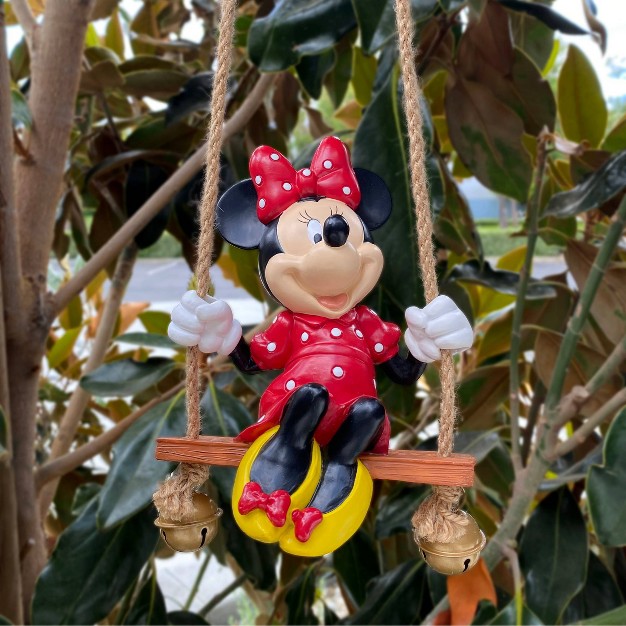 Minnie Mouse Swing n ring Resin stone Statue