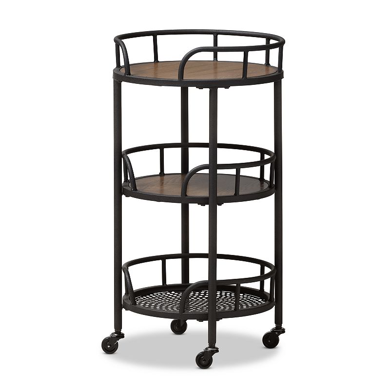 Baxton Studio Bristol Bar Cart